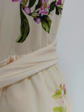 Sarai Garden Floral Print Retro Dress