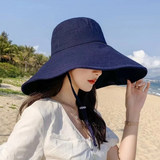 Maurine Wide Brim Canvas Sun Hats