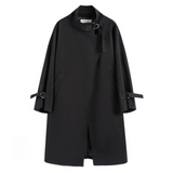 Gemma Funnel Neck Cape Trench Coats