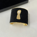Carin Keyhole Cuff Bracelet