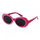 Retro Oval Acetate Sunglasses