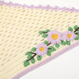 Heidi Crochet Floral Head Scarf