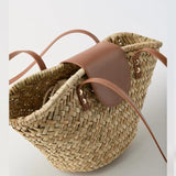 Genna Mini Straw Basket Bag