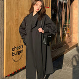 Gemma Funnel Neck Cape Trench Coats