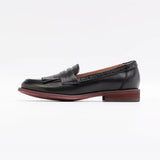 Kinsey Vintage Genuine Leather Fringe Loafer