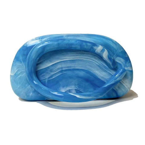 Ursa Circle Hand Bar Marble Evening Clutch