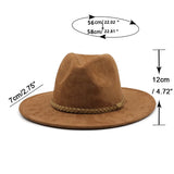 Kasey Classic Suede Fedora Hats