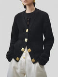 Verona Sculpted Button Knit Cardigan
