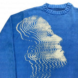 Nima Girl Print Knit Sweater