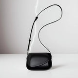 Zuri Faux Leather Mini Saddle Bag