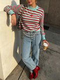 Ruby Colorful Striped Knit Sweater