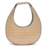 Giada Half Moon Vegan Leather Hobo Handbags