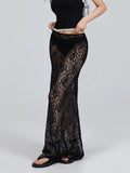 Rossa Floral Lace Maxi Skirts