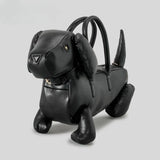 Cute Faux Leather Dachshund Handbag