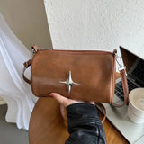 Faith Starlight Vintage Faux Leather Shoulder Bag