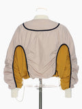 Vesa Sculpted Crop Bomber Jacket