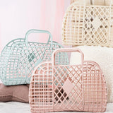 Candy Colors PVC Assembly Mesh Basket Bag
