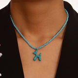 Colorful Poodle Pendant Necklaces