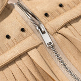 Agueda Tassel Faux Suede Western Jacket