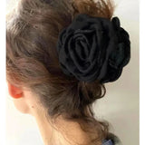 Bella Jumbo Rose Flower Claw Hair Clips
