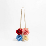 Solana Charmeuse Satin Rosette Mini Bag