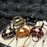 Milli Studded Micro Bowling Crossbody Bags