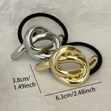 Metal Bubble Knot Ponytail Hair Tie