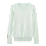 Delia Basic Long Sleeve Basic Knit Sweater