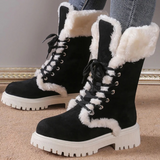 Jordie Fur Lined Combat Boots