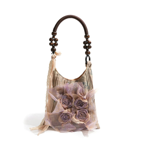 Mei Vintage Flower Corsage Tote Bag