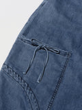 Caelan Denim Cargo Jogger Pants