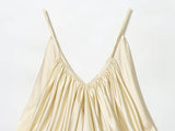 Norma Draped Satin Slip Top