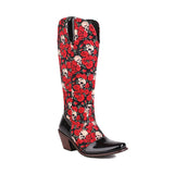 Phoebe Retro Prints Cowboy Boots