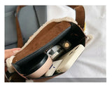 Beatriz Faux Serpa Shoulder Flap Bag