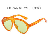 Prisca Oval Motocycle Sunglasses