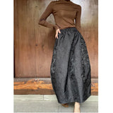 Fatima Jacquard Maxi Balloon Skirt