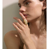 Niew Geometric Resin Cocktail Rings