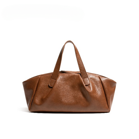 Rumi Vintage Faux Leather Hobo Bag