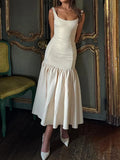 Harriet Ruffled Maxi Tank Dress