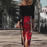 Valeria Printed Maxi Pencil Skirts