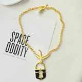 Noir Éclat Lock Jewelry Collection