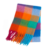 Lilith Plaid Cashmere Wool Scarves