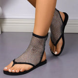 Romilly Mesh Gladiator Sock Slippers