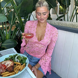 Sabrina Flare Sleeve Lace Top