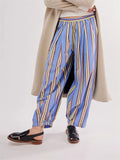 Herin Striped Print Harem Boxer Trousers