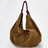 Maja Faux Suede Large Hobo Bag