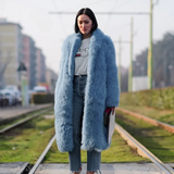 Rubina Fluffy Faux Fur Coat