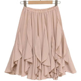 Serena Soft Ruffle Hem Chiffon Skirt