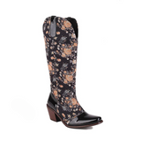 Phoebe Retro Prints Cowboy Boots