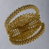 Margot Metallic Beaded Half-moon Mini Tote